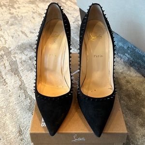 Authentic Christian louboutin anjalina spike heels - size 41. Used with box